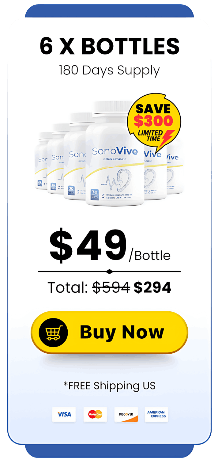 Sonovive 6 bottle Price